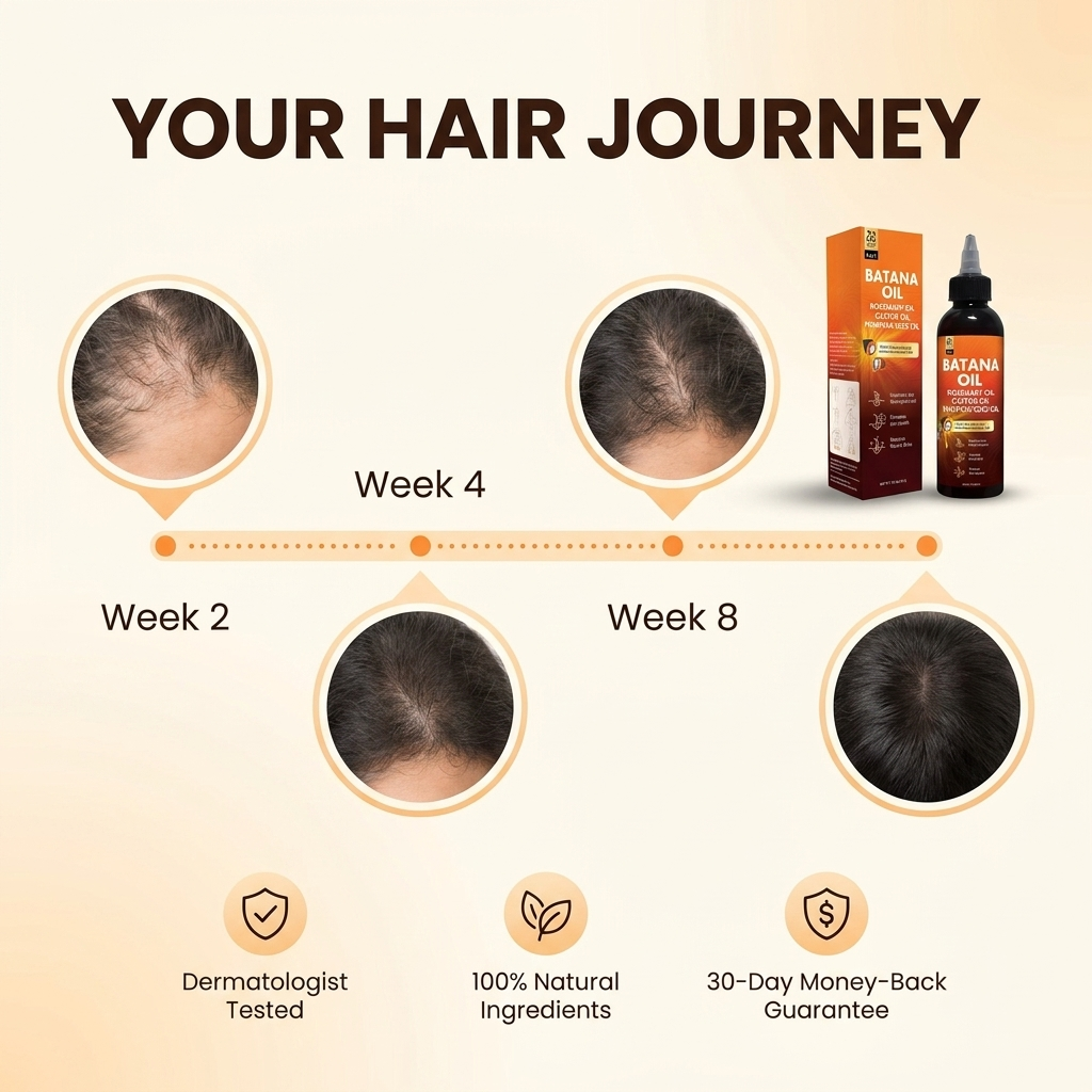 Fuller, Thicker Hair in 5 Minutes With Batana Oil Technology