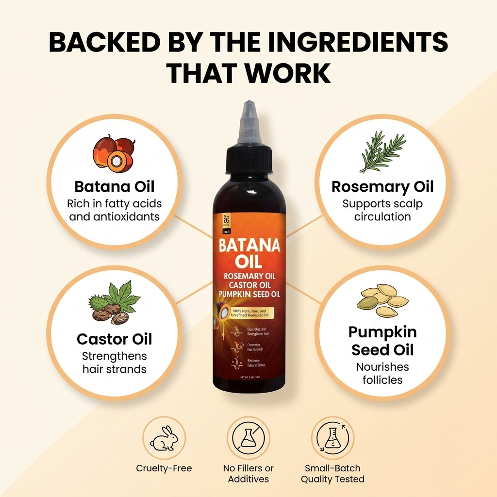 Fuller, Thicker Hair in 5 Minutes With Batana Oil Technology